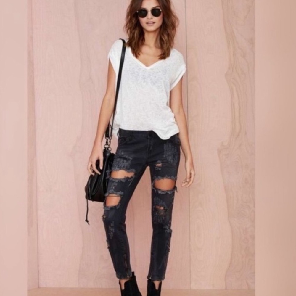 NWT One by One Teaspoon distressed ripped jeans 👖